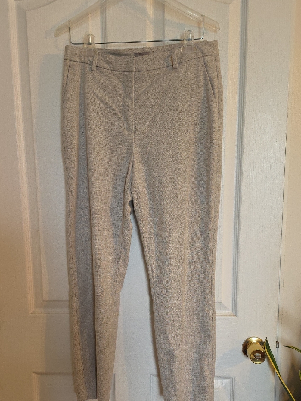 H&M Slim Tailored Trousers - Light Beige